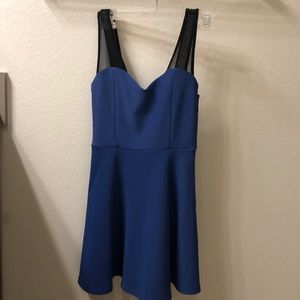 Blue cocktail dress